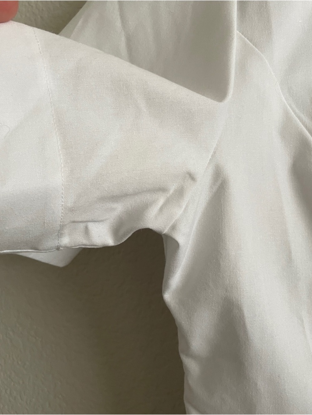 12R Air Force Semi-Formal Wear White Princess Cut Button-Up Shirt - Picture 5 of 10